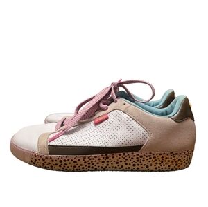 Vintage Y2K Fab Cookie By Pastry Leather Sneakers Size 7.5